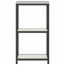 vidaXL Konyhai Tárolás HATTEM Fehér 30 x 50 x 92 cm Acél