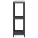 vidaXL Konyhai Tárolás HATTEM Antracitszürke 30 x 50 x 92 cm Acél