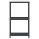 vidaXL Konyhai Tárolás HATTEM Antracitszürke 30 x 50 x 92 cm Acél