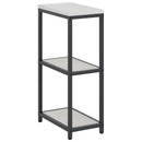 vidaXL Konyhai Tárolás HATTEM Ezüst 30 x 50 x 92 cm Acél