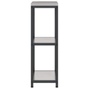 vidaXL Konyhai tárolópolc polcokkal tárolóval Ezüst Rozsdamentes acél