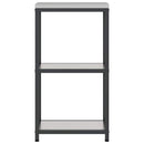 vidaXL Konyhai tárolópolc polcokkal tárolóval Ezüst Rozsdamentes acél