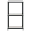 vidaXL Konyhai Tárolás HATTEM Ezüst 30 x 50 x 92 cm Acél
