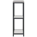 vidaXL Konyhai Tárolás HATTEM Ezüst 30 x 50 x 92 cm Acél