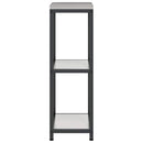vidaXL Konyhai Tárolás HATTEM Ezüst 30 x 50 x 92 cm Acél
