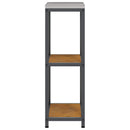 vidaXL Konyhai Tárolás HATTEM Rozsdás 30 x 50 x 92 cm Acél