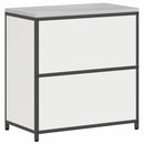 vidaXL Konyhai tárolószekrény polcokkal tárolóval ajtóval Fehér Acél