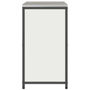 vidaXL Konyhai tárolószekrény polcokkal tárolóval ajtóval Fehér Acél