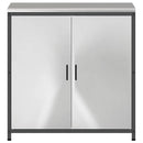 vidaXL Konyhai Tárolás HATTEM Ezüst 90 x 50 x 92 cm Acél