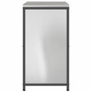 vidaXL Konyhai tárolószekrény polcokkal Ezüst Rozsdamentes acél