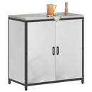 vidaXL Konyhai Tárolás HATTEM Ezüst 90 x 50 x 92 cm Acél