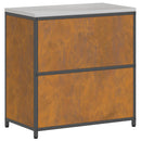 vidaXL Konyhai Tárolás HATTEM Rozsdás 90 x 50 x 92 cm Acél