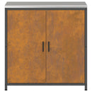 vidaXL Konyhai Tárolás HATTEM Rozsdás 90 x 50 x 92 cm Acél