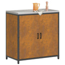 vidaXL Konyhai Tárolás HATTEM Rozsdás 90 x 50 x 92 cm Acél