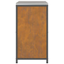 vidaXL Konyhai Tárolás HATTEM Rozsdás 90 x 50 x 92 cm Acél