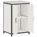 vidaXL Konyhai Tárolás HATTEM Fehér 60 x 50 x 92 cm Acél