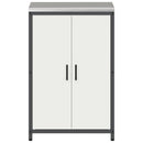 vidaXL Konyhai Tárolás HATTEM Fehér 60 x 50 x 92 cm Acél