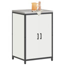 vidaXL Konyhai Tárolás HATTEM Fehér 60 x 50 x 92 cm Acél
