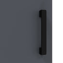 vidaXL Konyhai tárolószekrény polcokkal tárolóval Antracit Acél