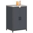 vidaXL Konyhai Tárolás HATTEM Antracitszürke 60 x 50 x 92 cm Acél