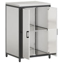 vidaXL Konyhai Tárolás HATTEM Ezüst 60 x 50 x 92 cm Acél