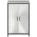 vidaXL Konyhai Tárolás HATTEM Ezüst 60 x 50 x 92 cm Acél