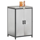 vidaXL Konyhai Tárolás HATTEM Ezüst 60 x 50 x 92 cm Acél