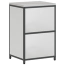 vidaXL Konyhai Tárolás HATTEM Ezüst 60 x 50 x 92 cm Acél