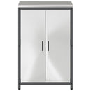 vidaXL Konyhai Tárolás HATTEM Ezüst 60 x 50 x 92 cm Acél