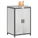 vidaXL Konyhai Tárolás HATTEM Ezüst 60 x 50 x 92 cm Acél