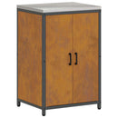 vidaXL Konyhai Tárolás HATTEM Rozsdás 60 x 50 x 92 cm Acél