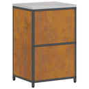 vidaXL Konyhai Tárolás HATTEM Rozsdás 60 x 50 x 92 cm Acél