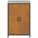 vidaXL Konyhai Tárolás HATTEM Rozsdás 60 x 50 x 92 cm Acél