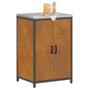 vidaXL Konyhai Tárolás HATTEM Rozsdás 60 x 50 x 92 cm Acél