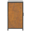 vidaXL Konyhai Tárolás HATTEM Rozsdás 60 x 50 x 92 cm Acél