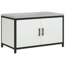 vidaXL Konyhai Tárolás HATTEM Fehér 90 x 50 x 53 cm Acél