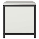 vidaXL Konyhai Tárolás HATTEM Fehér 90 x 50 x 53 cm Acél