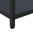 vidaXL Konyhai Tárolás polcokkal ajtóval Antracit 90 x 50 x 53 cm Acél