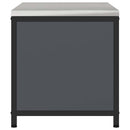vidaXL Konyhai Tárolás polcokkal ajtóval Antracit 90 x 50 x 53 cm Acél