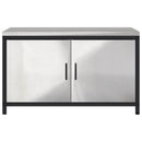 vidaXL Konyhai Tárolás HATTEM Ezüst 90 x 50 x 53 cm Acél