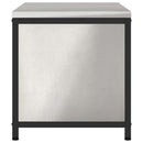 vidaXL Konyhai Tárolás HATTEM Ezüst 90 x 50 x 53 cm Acél