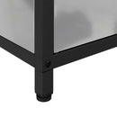vidaXL Konyhai Tárolás HATTEM Ezüst 90 x 50 x 53 cm Acél