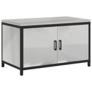 vidaXL Konyhai Tárolás HATTEM Ezüst 90 x 50 x 53 cm Acél