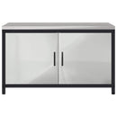 vidaXL Konyhai Tárolás HATTEM Ezüst 90 x 50 x 53 cm Acél