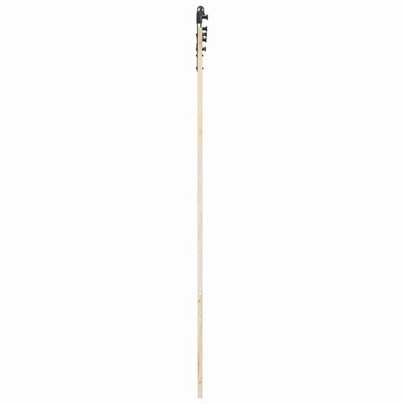 vidaXL Csúszó ajtó Barna 90 x 208 cm Tömör fenyőfa