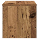 vidaXL Éjjeliszekrény 2 pcs Régi fa 40 x 40 x 30 cm Faanyag