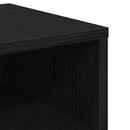vidaXL Éjjeliszekrény 2 pcs Musta tammi 40 x 40 x 30 cm Faanyag