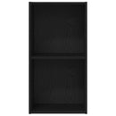 vidaXL Könyvszekrény Musta tammi 40 x 30 x 77 cm Faanyag