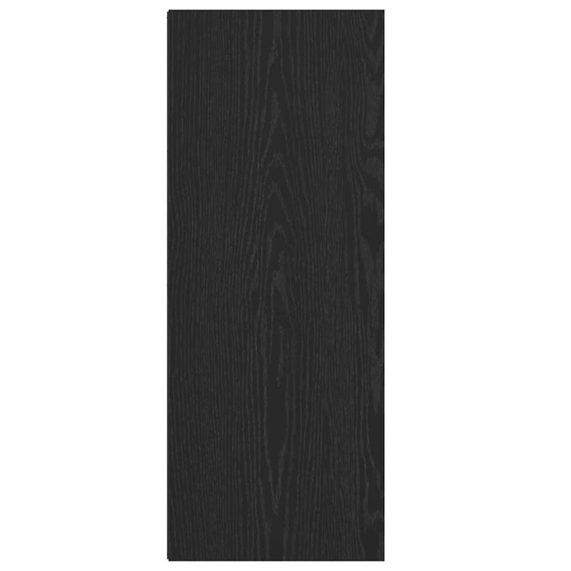 vidaXL Könyvszekrény Musta tammi 40 x 30 x 77 cm Faanyag