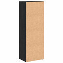 vidaXL Könyvespolc Fekete tölgy 40 x 30 x 114 cm Faanyag